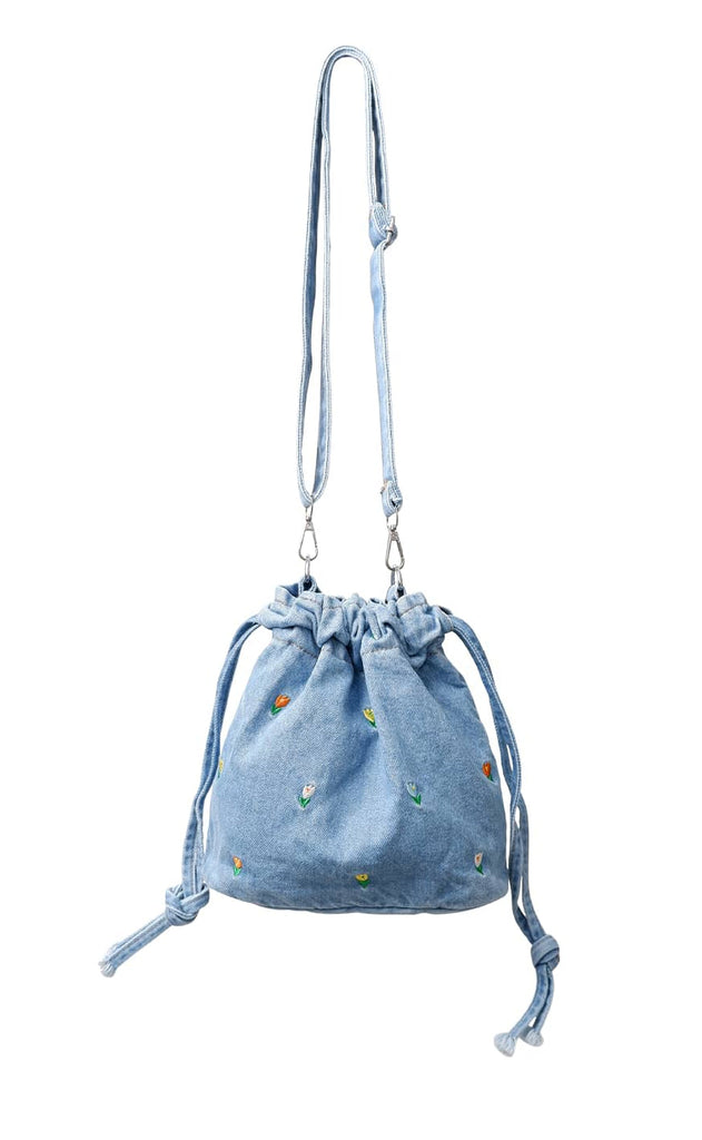 Black Colour Veske - Tulip - Lt. Denim Blue