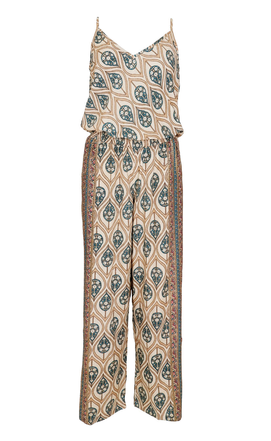 Black Colour Jumpsuit - Luna Ella - Tulip Latte