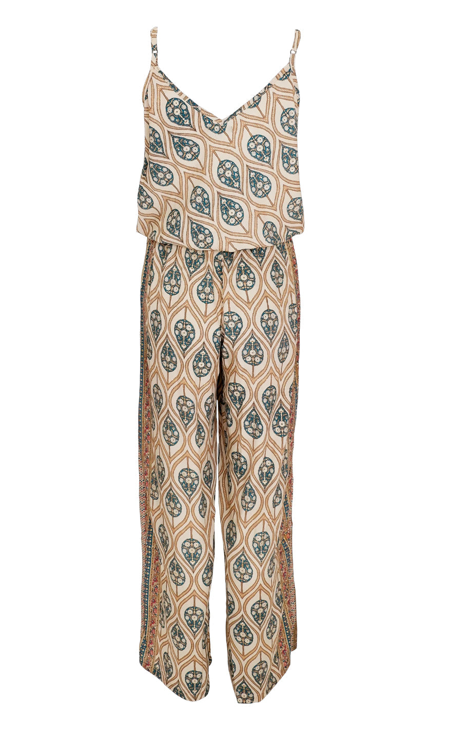 Black Colour Jumpsuit - Luna Ella - Tulip Latte