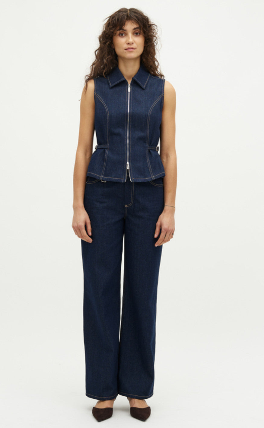 Global Funk Bukser - Cadian D-G - Dark Unwashed Denim
