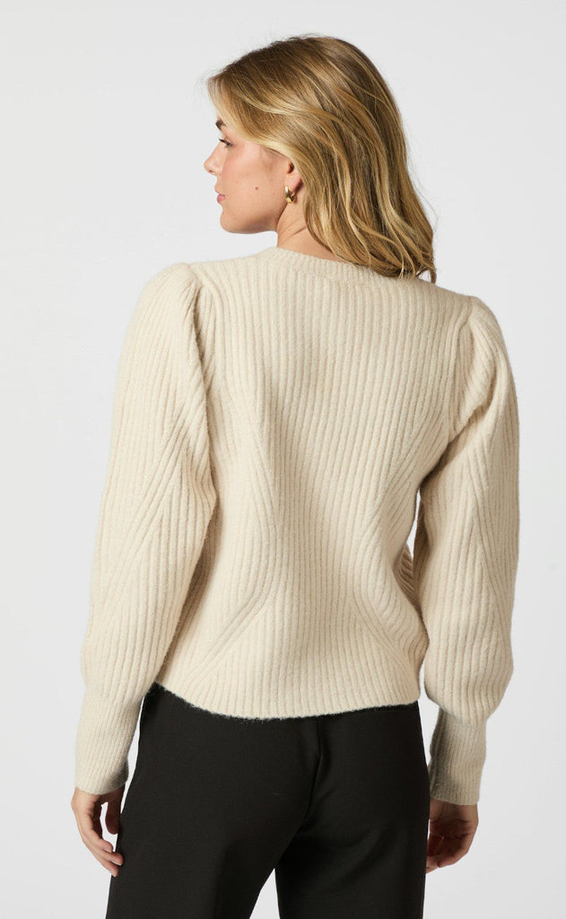 Neo Noir Cardigan - Puli - Ivory