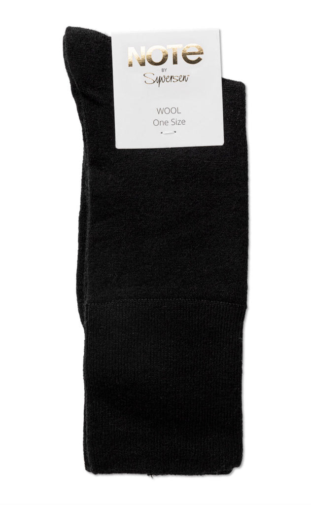 Oroblu Strømper - Note Fine Wool Comfort Topp - Black