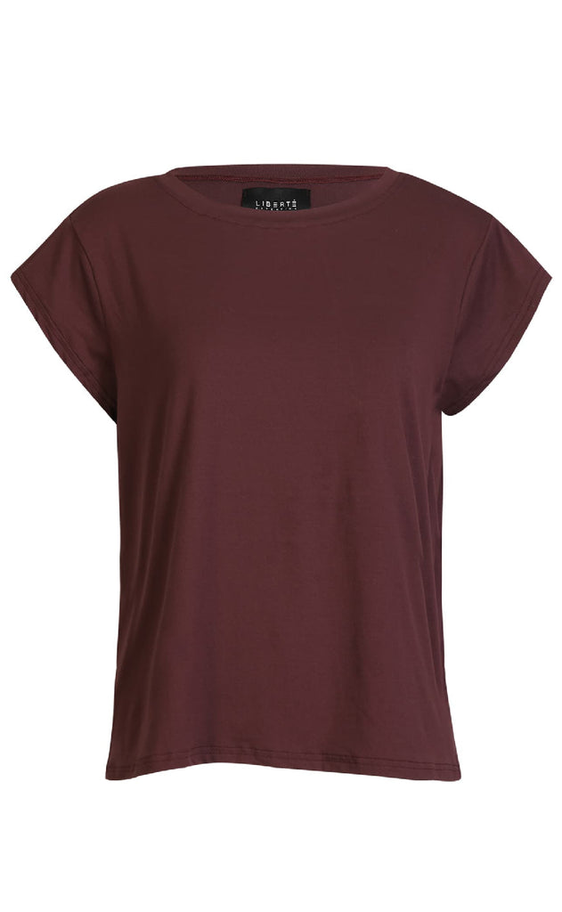 Liberte T-Shirt - Alma U - Bordeaux