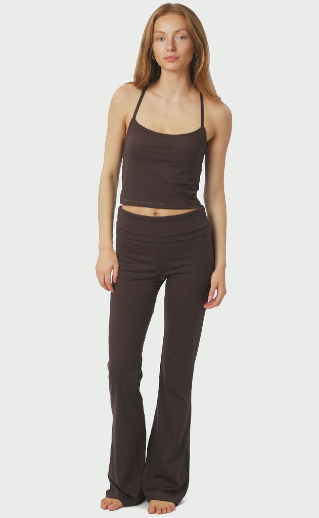 Neo Noir Bukser - Ulianna - Chocolate Brown