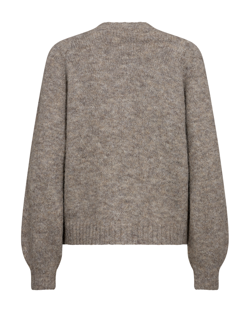Freequent Cardigan - Louisa - Desert Taupe Melange