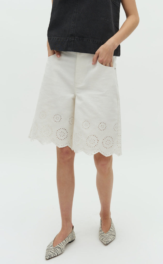 Global Funk Shorts - Talina - White