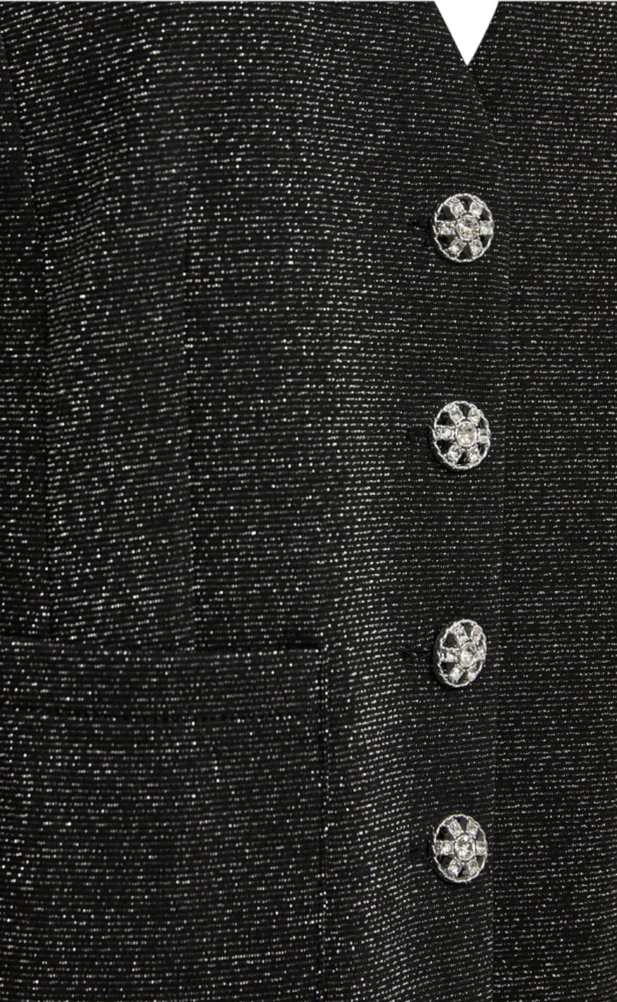 FreeQuent Vest - Nannilux - Black w. Silver