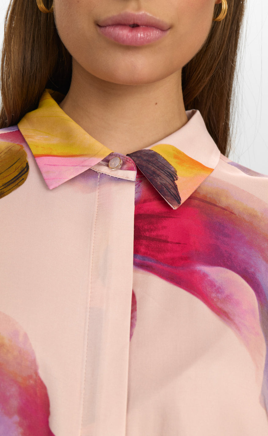 Nümph Bluse - Botanica - Pearl