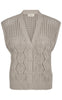 Freequent Vest - Limbo - Simply Taupe w. Gold