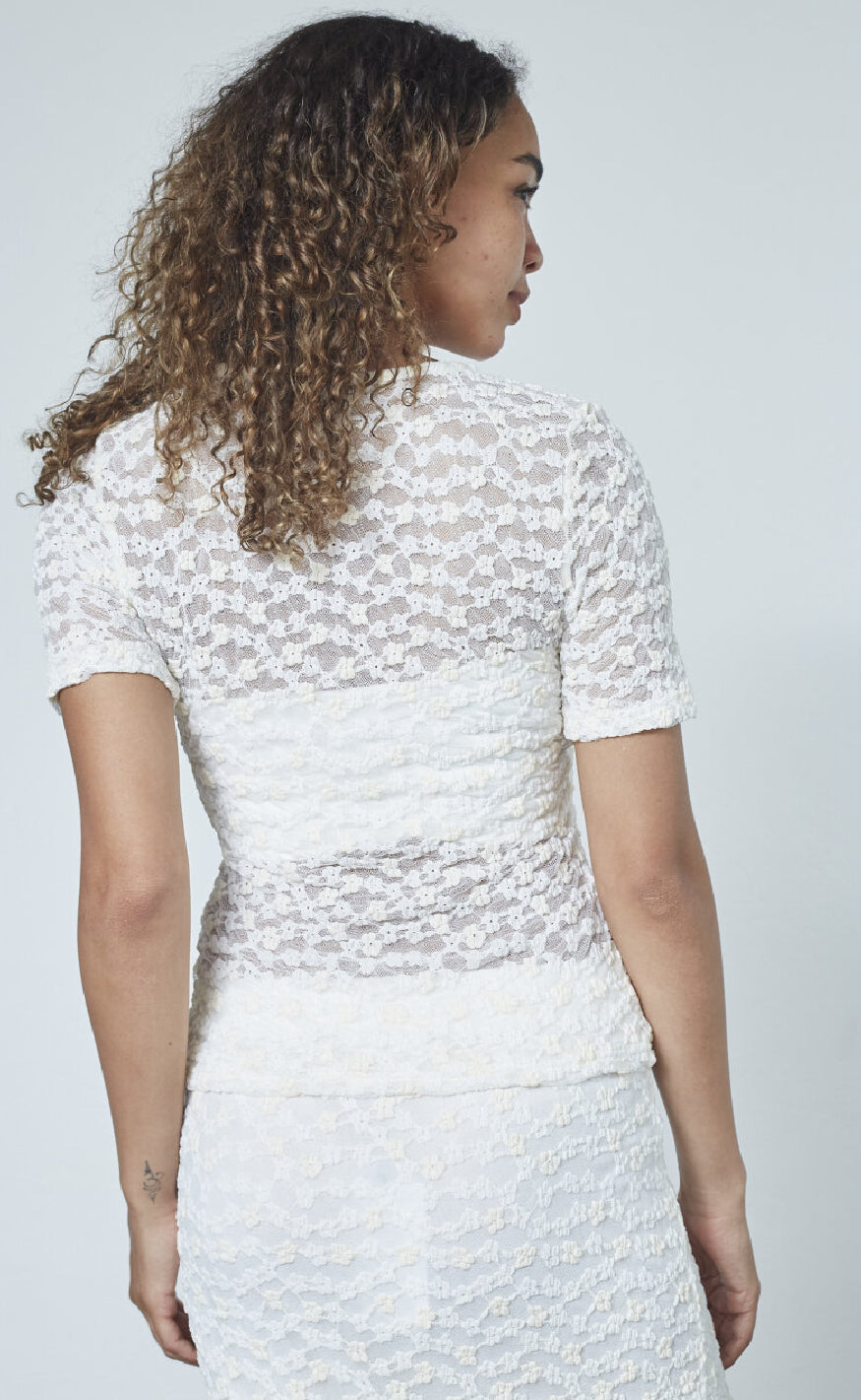 Sisters Point Topp - Vassy-SS - Cream