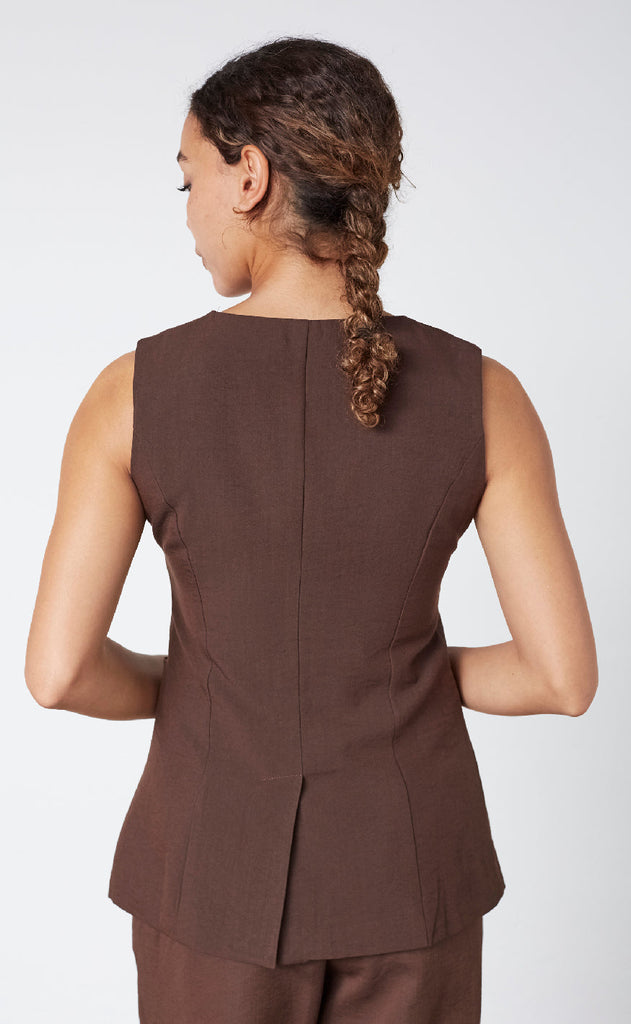 Sisters Point Vest - Game-VE - Brown