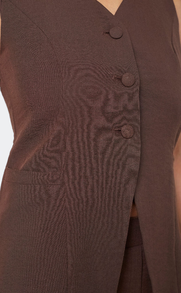 Sisters Point Vest - Game-VE - Brown