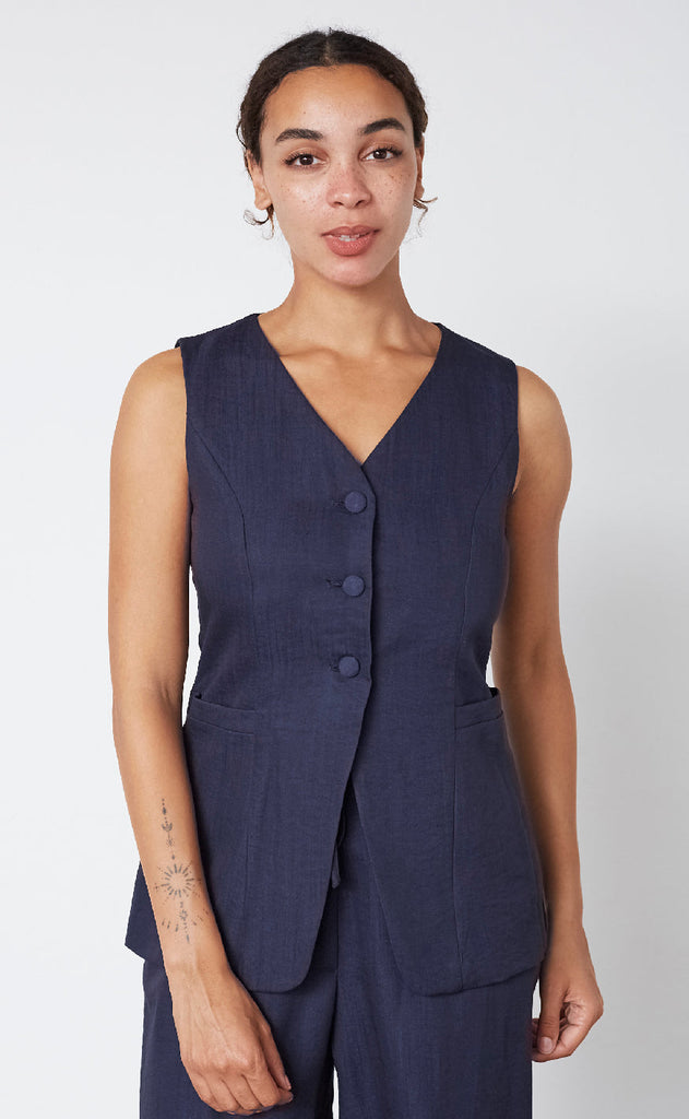 Sisters Point Vest - Game-VE - Dark Blue