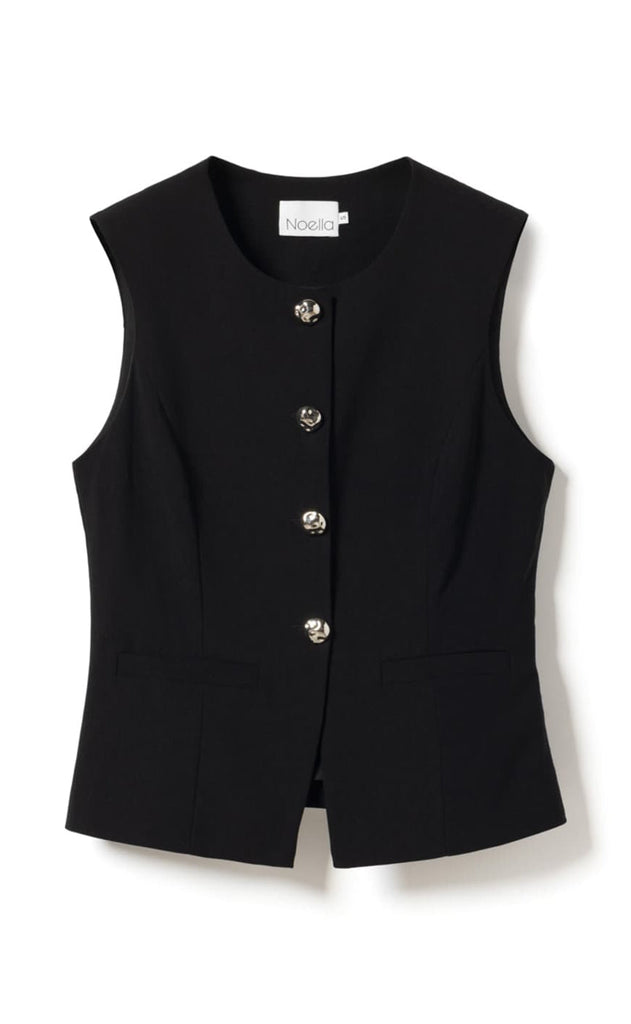 Noella Vest - Lauressa - Black