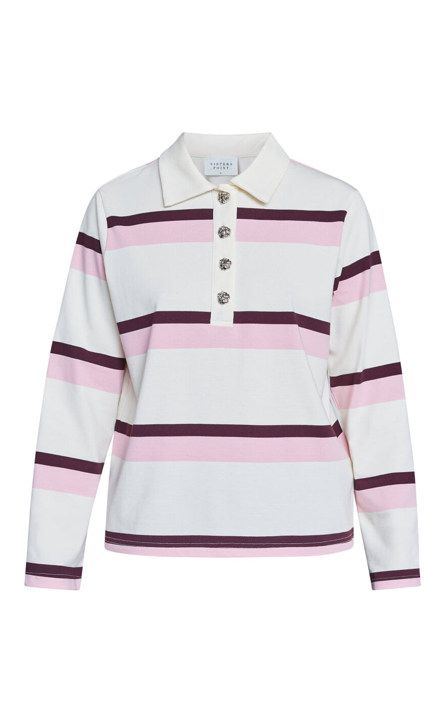 Sisters Point Bluse - Vebby-LS - Stripe