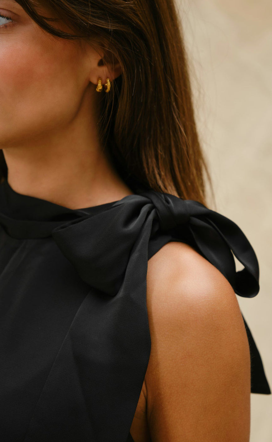 Neo Noir Topp - Veda Drapy - Black