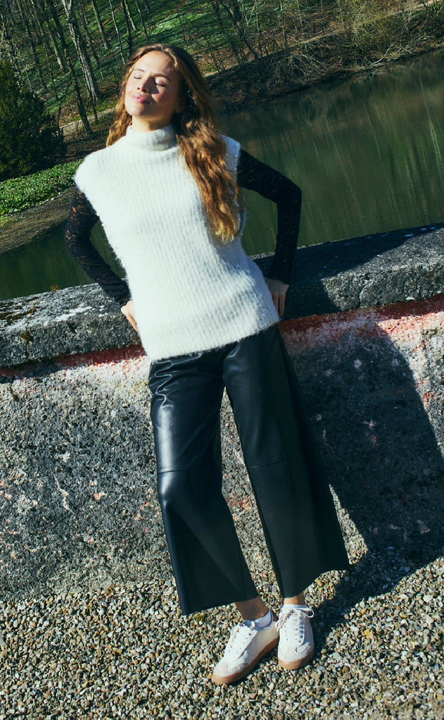 Freequent Bukser - Veggy - Black