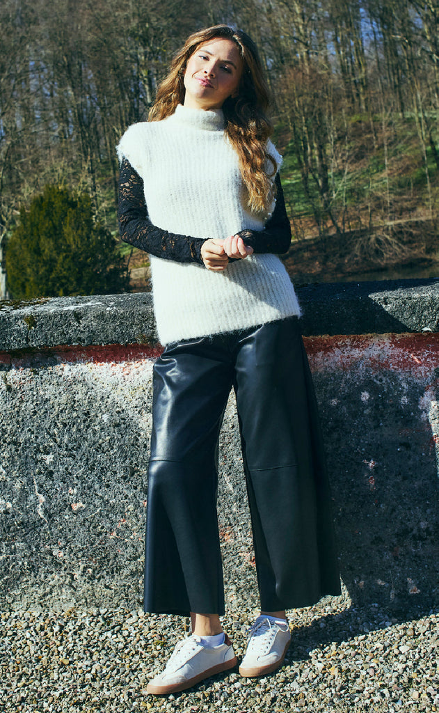 Freequent Bukser - Veggy - Black