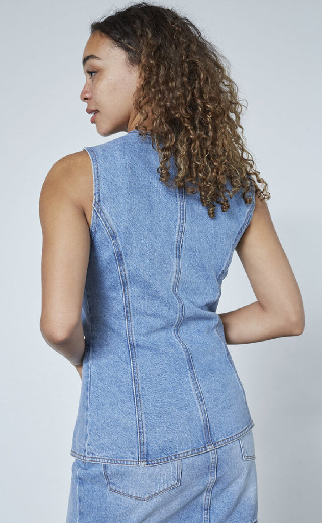 Sisters Point Vest - Fela-VE - L. Denim