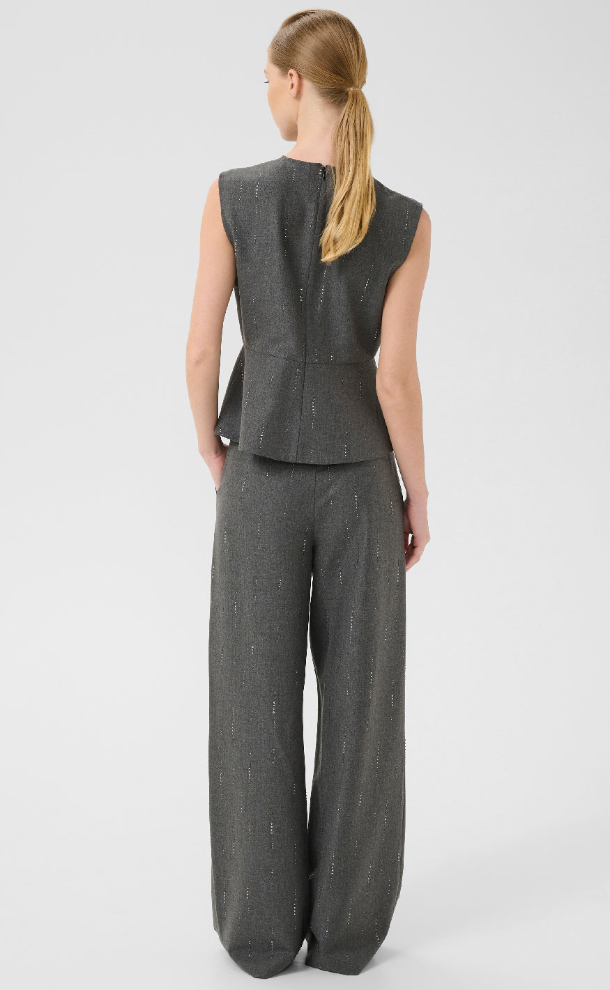 Gestuz Vest - Adira - Dark Grey Melange
