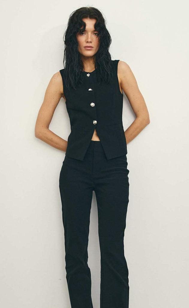 Noella Vest - Lauressa - Black