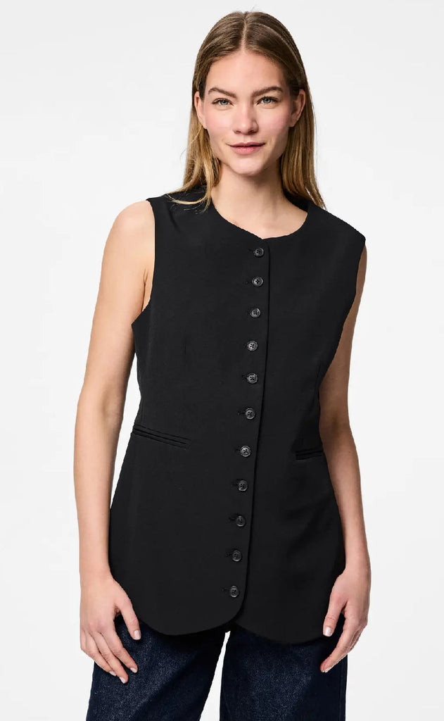 Pieces Vest - Tempre - Black