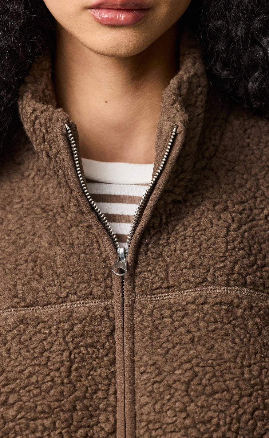 Pieces Vest - Sadia - Coffee Quartz