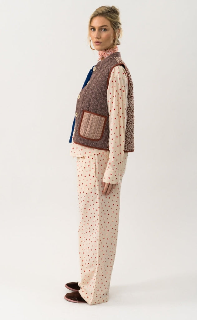 Lollys Laundry Vest - Cairo - Flower Print