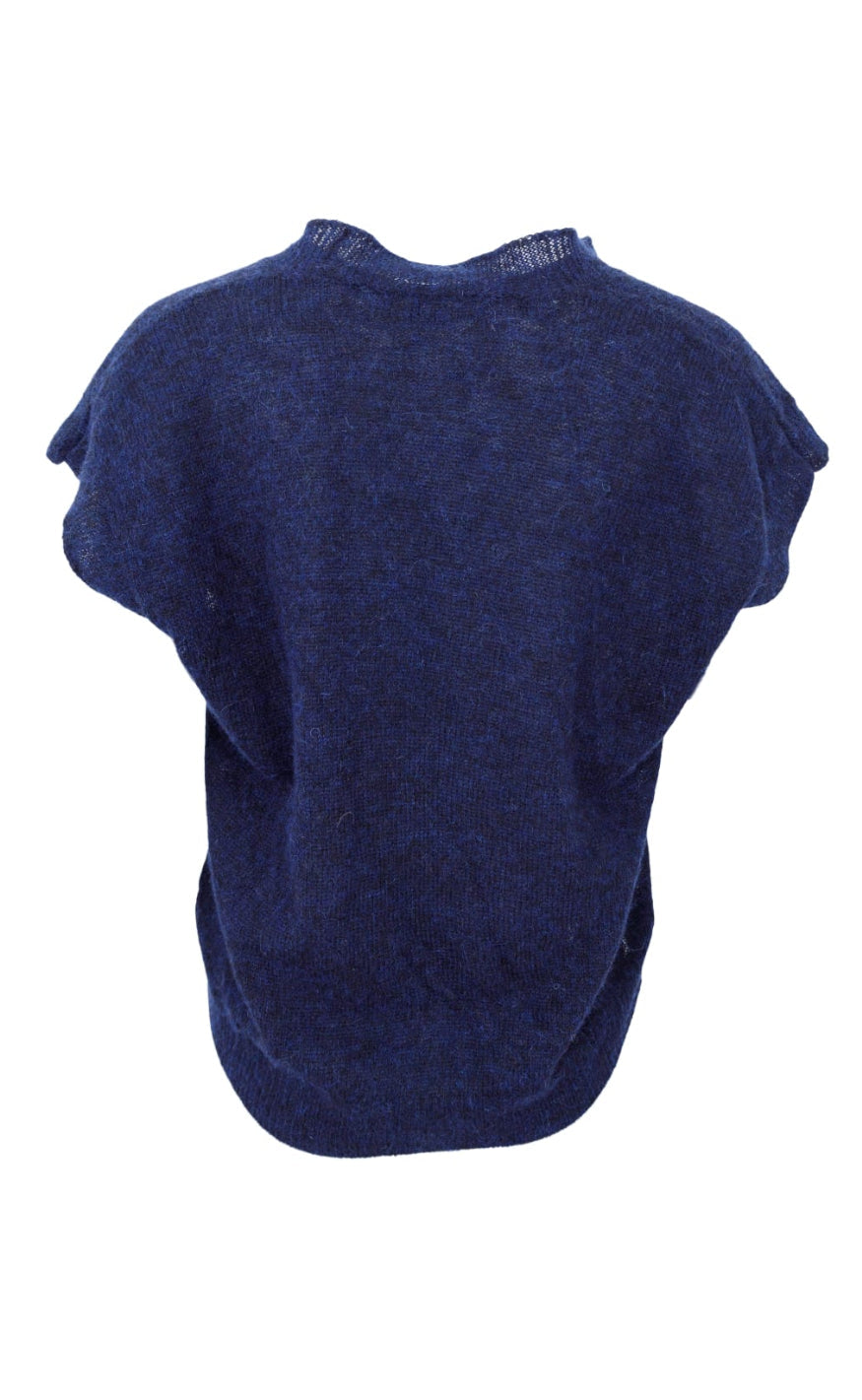 Black Colour Vest - Dell - Navy