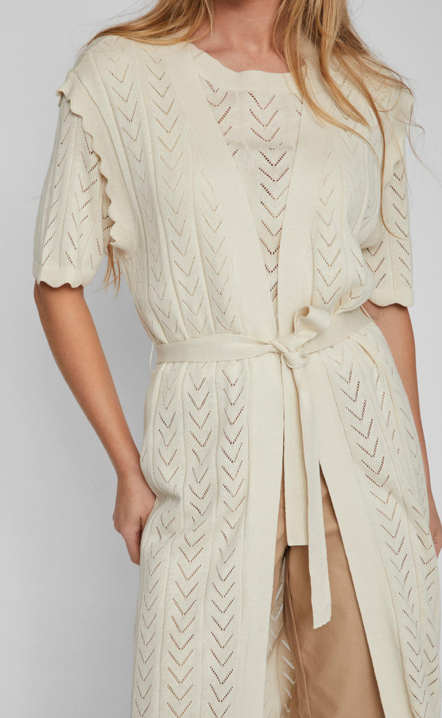 VILA Vest - Shelley - Birch