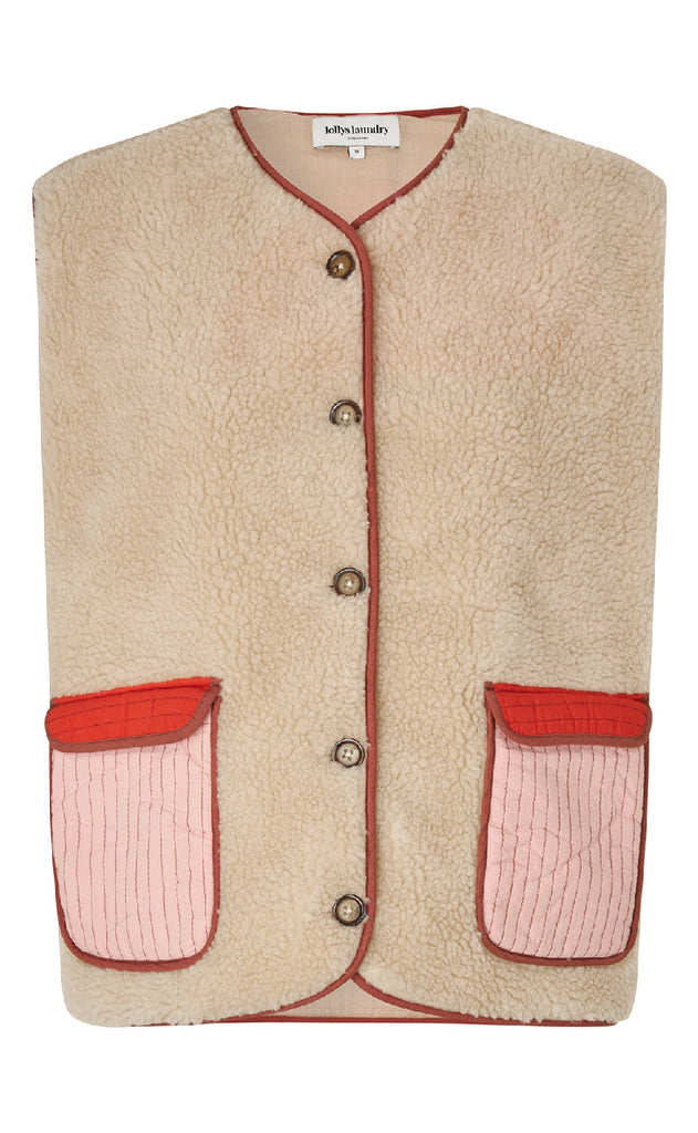 Lollys Laundry Vest - Jace - Sand