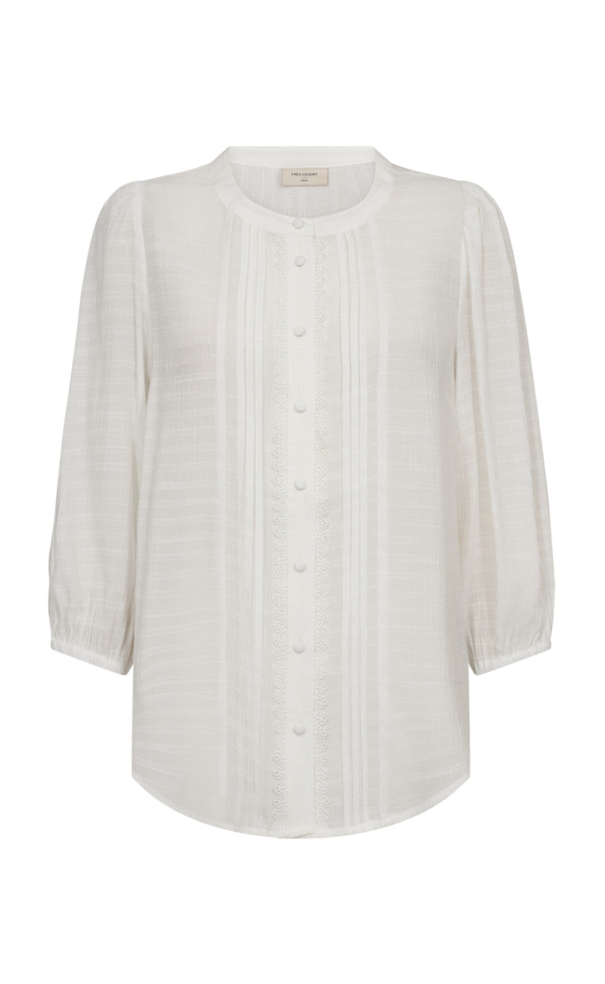 Freequent Skjorte - Shu - Star Off White
