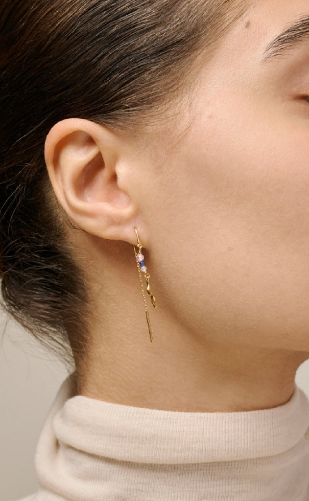 ENAMEL Copenhagen Øreringer - Vivia - Violet