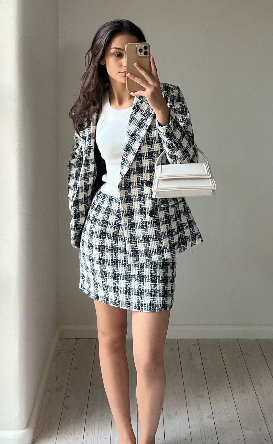 Neo Noir Blazer - Vivi - Black/White