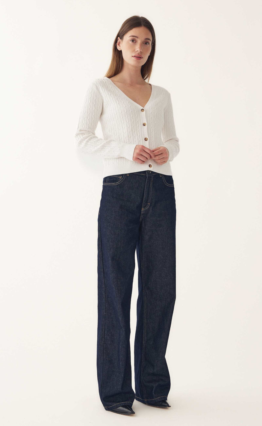 Noella Cardigan - Laliah - Ivory