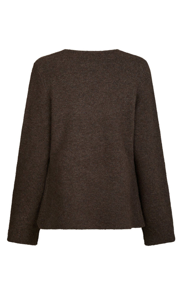 Neo Noir Cardigan - Marie Louise - Dark Brown