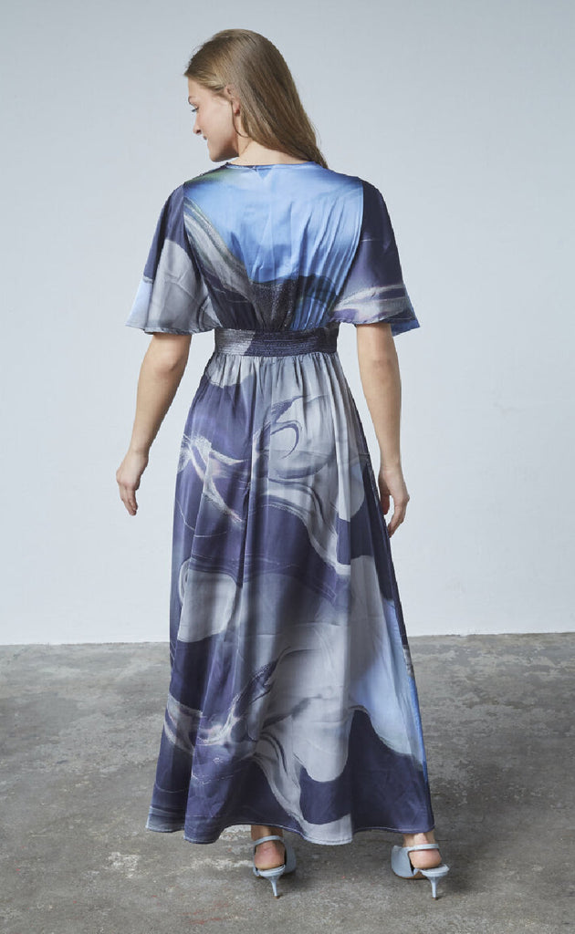 Sisters Point Kjole - Gisela-DR17 - Grey/Blue Wave