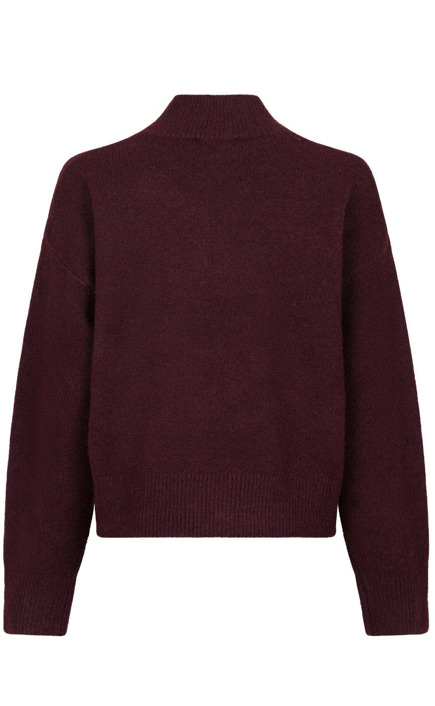 Neo Noir Bluse - Paulina - Wine