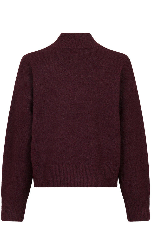 Neo Noir Bluse - Paulina - Wine