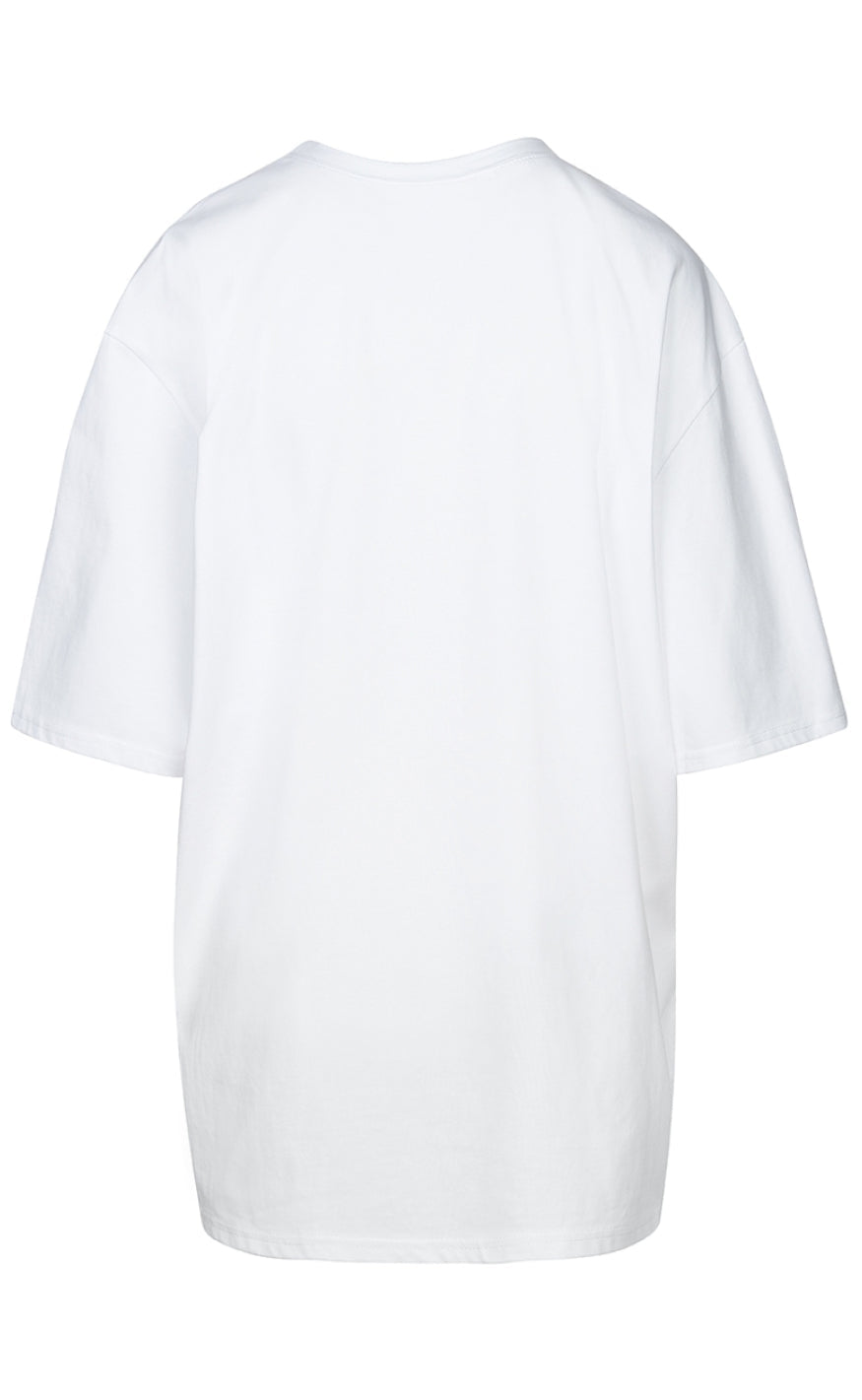 One Two Luxzuz T-Shirt - Mona - White