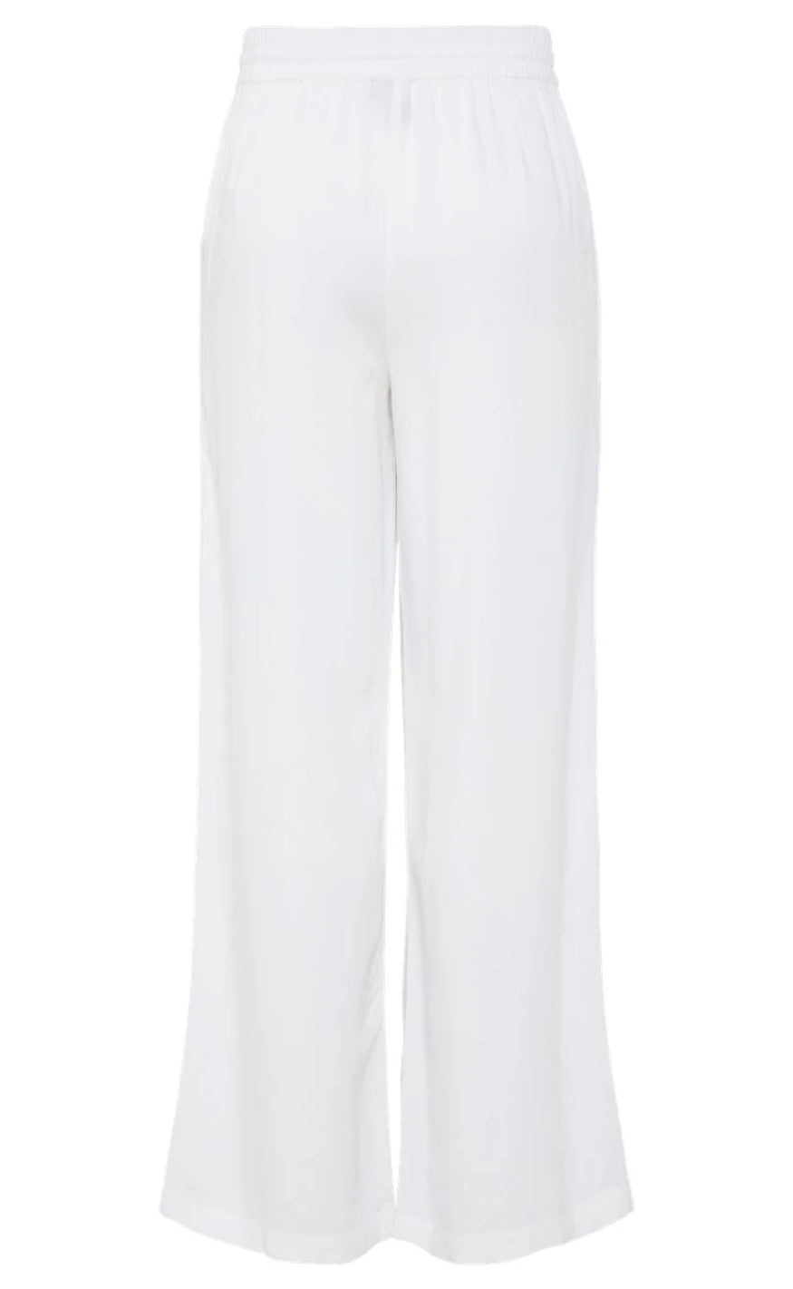 PIECES Bukser - Pia - Bright White