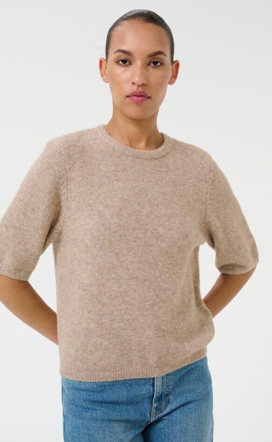 Gestuz Genser - Alpha - Warm Sand Melange