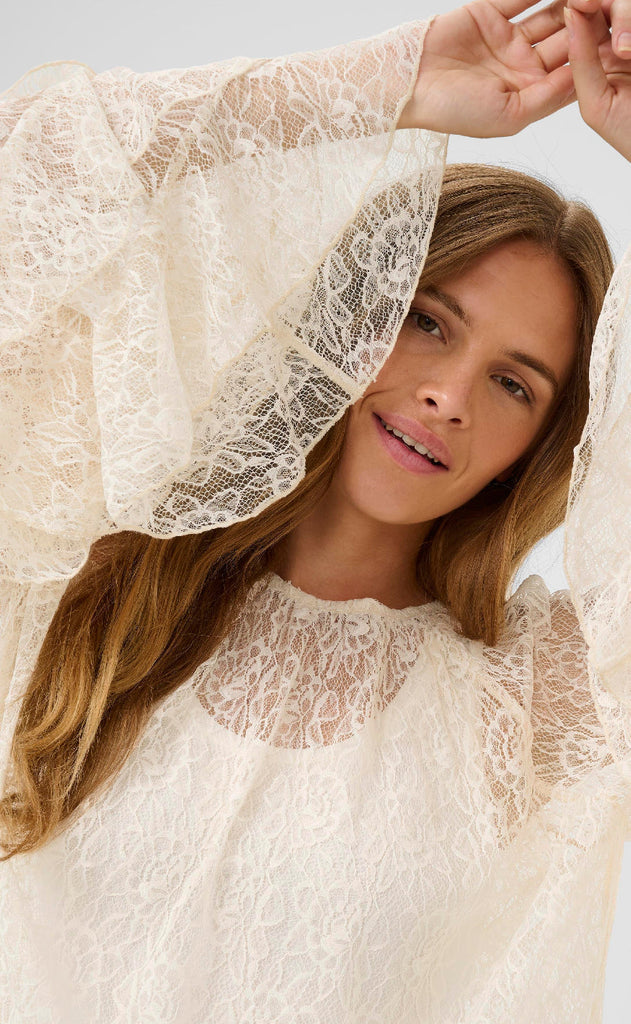 Culture Bluse - Clemency - Whitecap