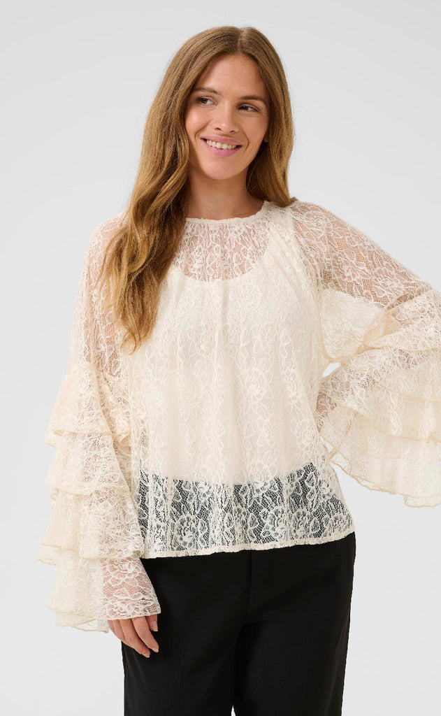 Culture Bluse - Clemency - Whitecap