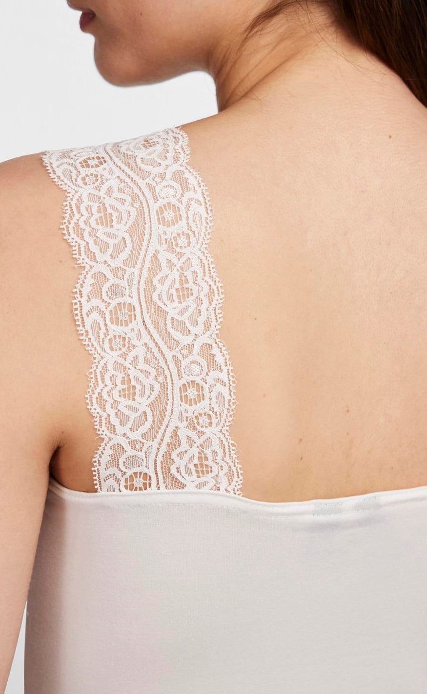 PIECES Topp - Barbera - Bright White