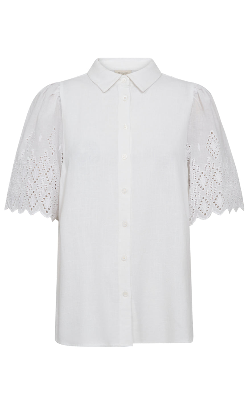 Freequent Skjorte - Lara - Brilliant White
