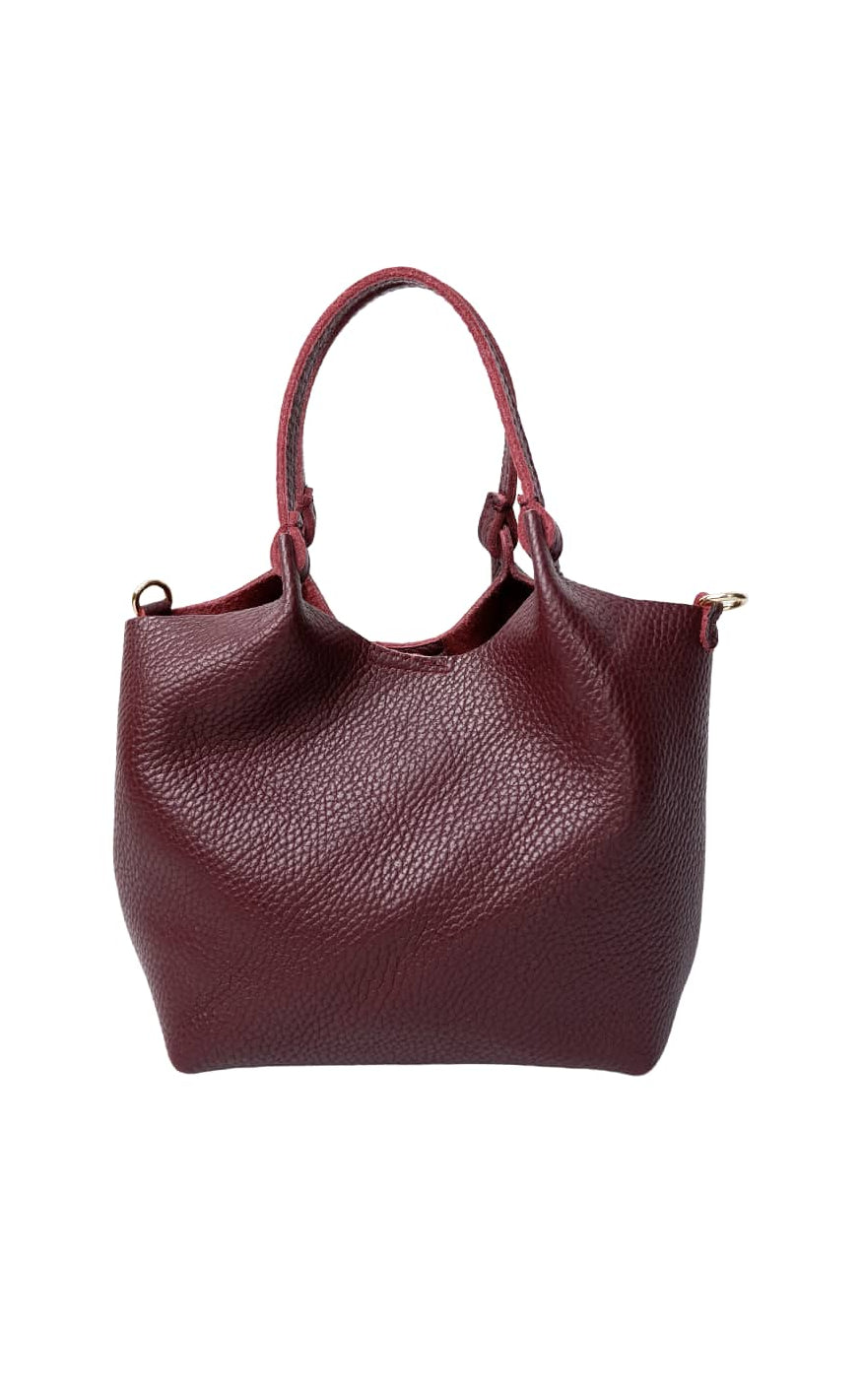 Black Colour Veske - Isolde Leather - Wine