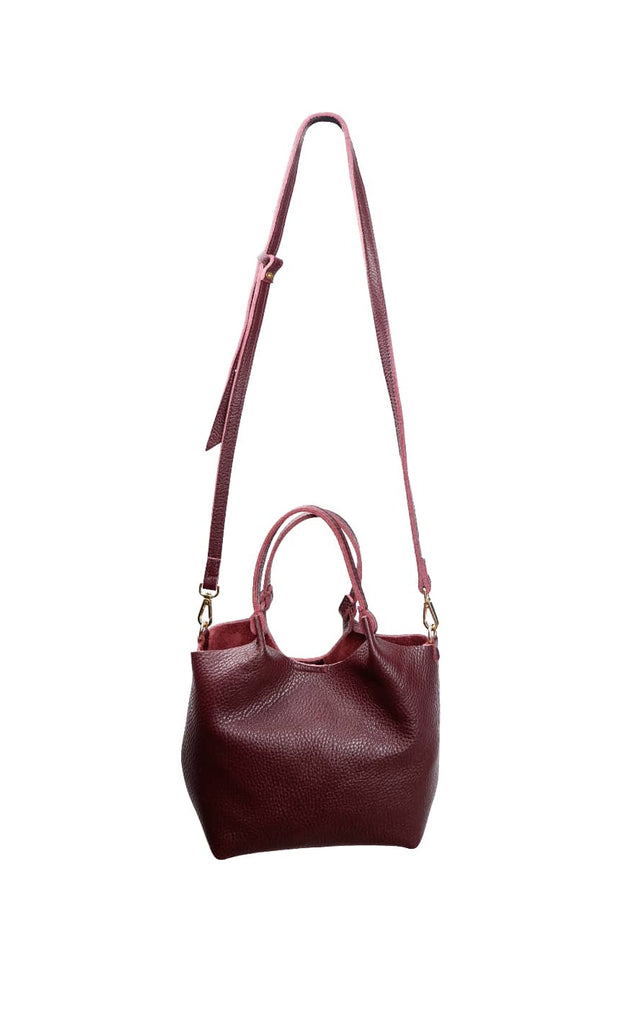 Black Colour Veske - Isolde Leather - Wine