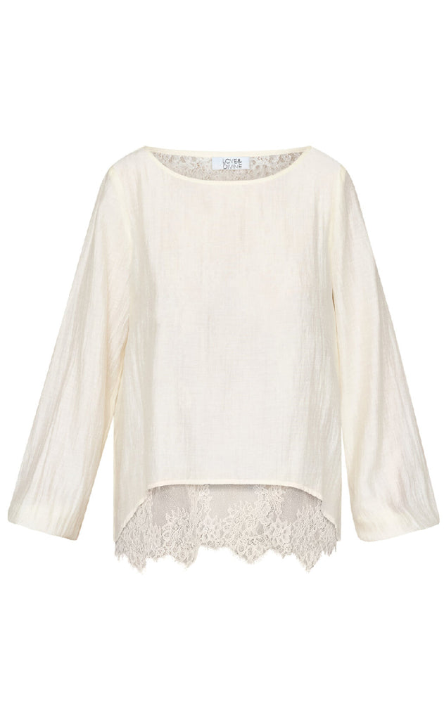 Love & Divine Bluse - Love1467 - Porcelain