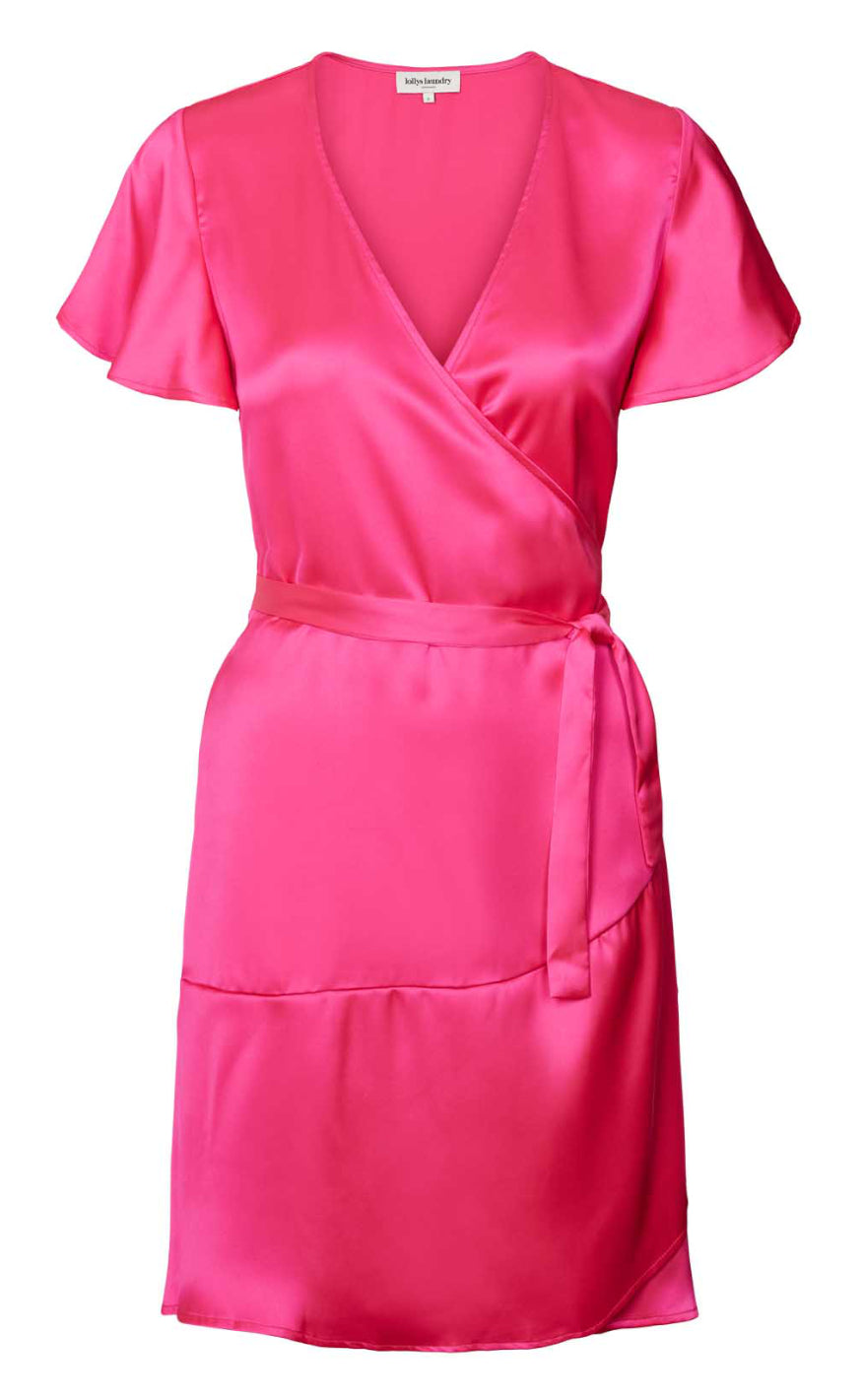 Lollys Laundry Kjole - Miranda Wrap - Pink